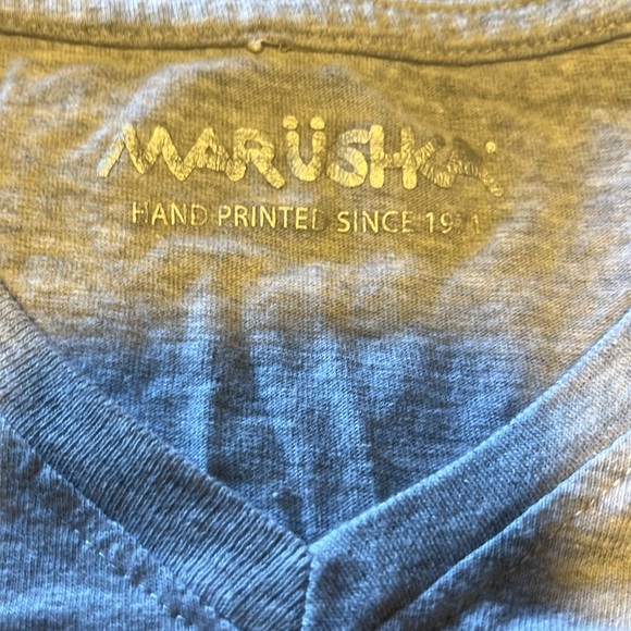 Size M - Brand: Marushka Adorable Cat print stretch fabric shirt. Worn once! - Picture 2 of 5